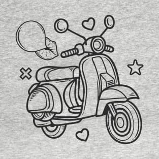 Vespa Doodle T-Shirt